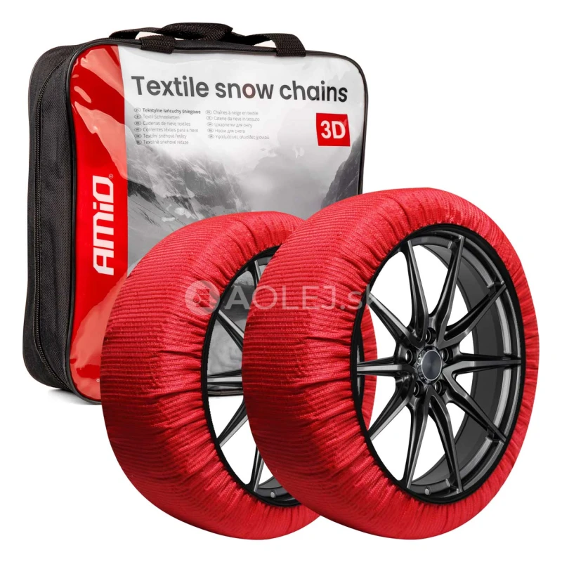 Textiln&eacute; snehov&eacute; reťaze 3D XL EN16662-1 &Ouml;norm V5121 2 ks AMIO-04510