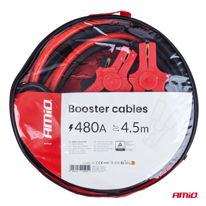 &Scaron;tartovacie k&aacute;ble 480A 4.5m T&Uuml;V AMiO-04595