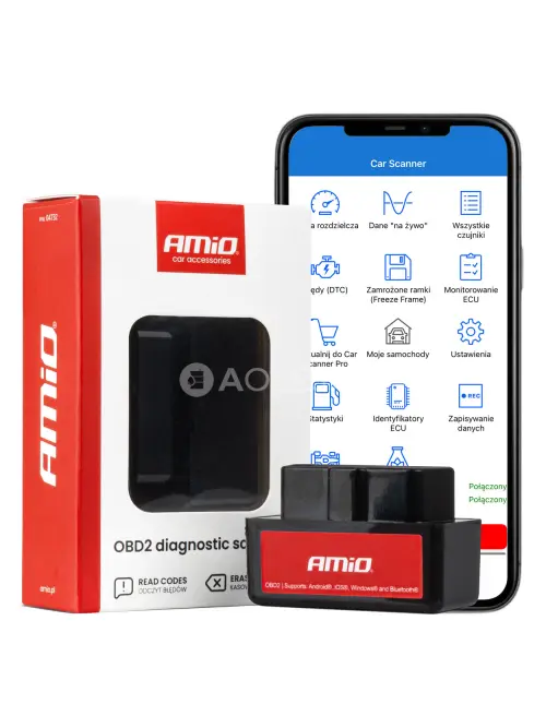 Diagnostick&yacute; skener OBD2 AMiO-04732