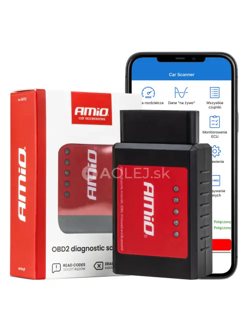 Diagnostick&yacute; skener OBD2 AMiO-04733