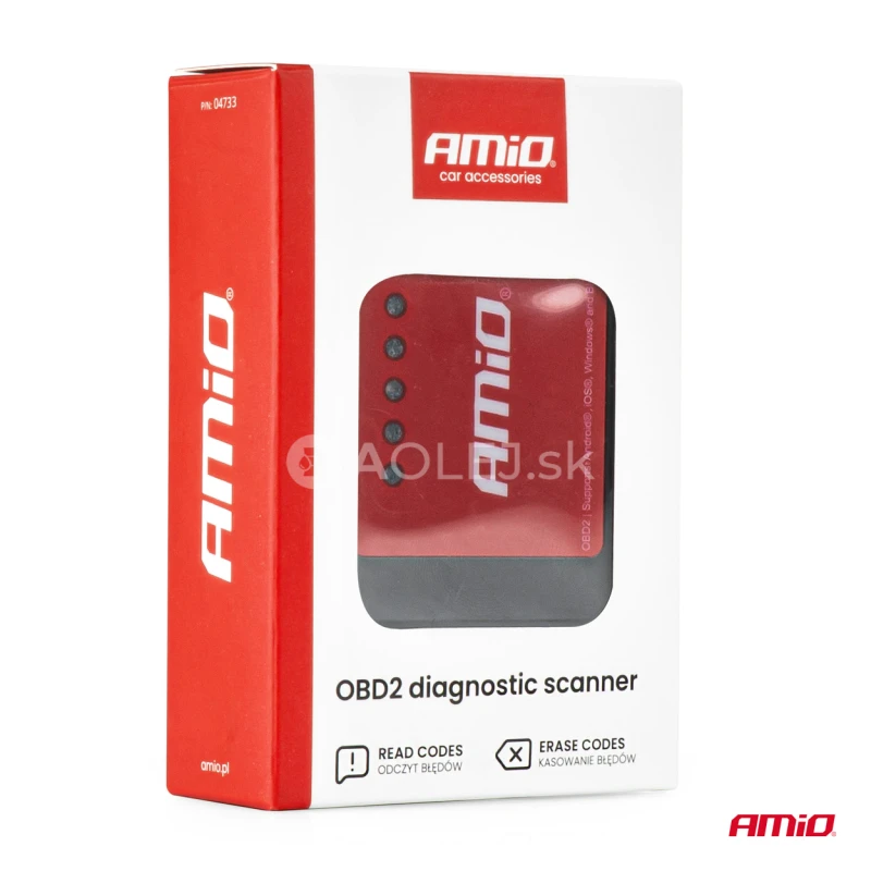 Diagnostick&yacute; skener OBD2 AMiO-04733