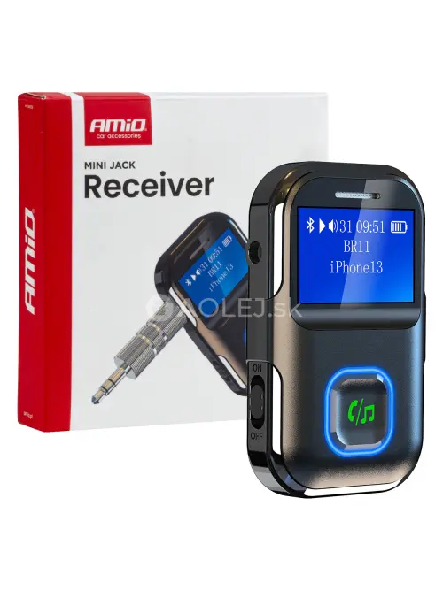 BT prij&iacute;mač na mini-jack AMiO-04659