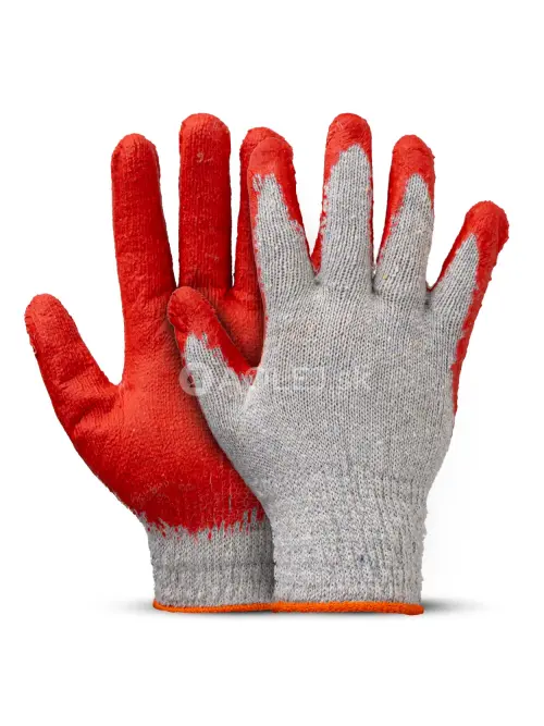 Rukavice bavlneno-polyesterov&eacute; potiahnut&eacute; latexom - vamp&iacute;rky , 10 p&aacute;rov, veľkosť 9 &ndash; AMiO-04630