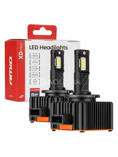LED žiarovky hlavn&eacute;ho svietenia XD PRO D1S D1R FULL CANBUS AMiO-04679