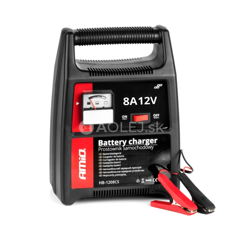 Amio Nab&iacute;jačka auto/moto bat&eacute;ri&iacute; 8A, 12V