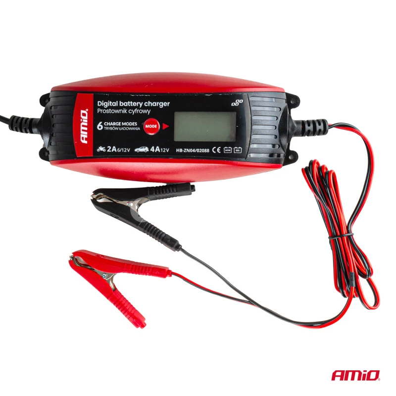 Amio Nab&iacute;jačka auto/moto digit&aacute;lna 6V/12V - 2A/4A