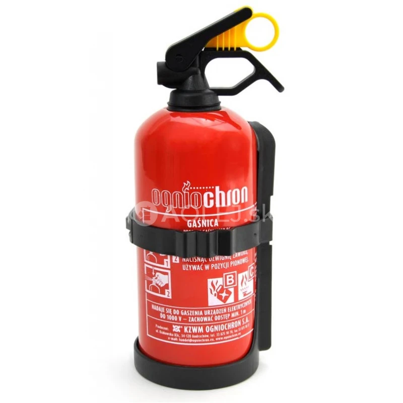 Ogniochron Práškový hasiaci prístroj GP-1 BC s vešiakom 1kg