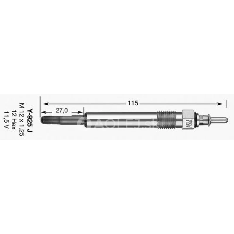 NGK D-Power 6848 Žhaviaca sviečka Y-925J