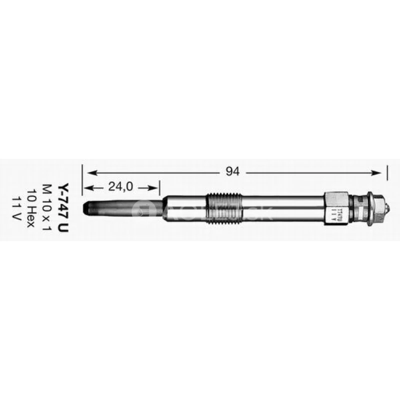 NGK D-Power 4694 Žhaviaca sviečka Y-747U
