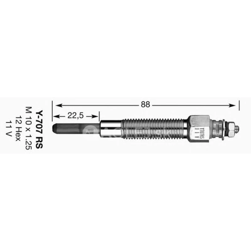 NGK 4937 Žhaviaca sviečka Y-707RS