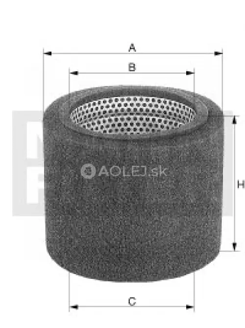 Vzduchov&yacute; filter MANN FILTER C 37 820/1