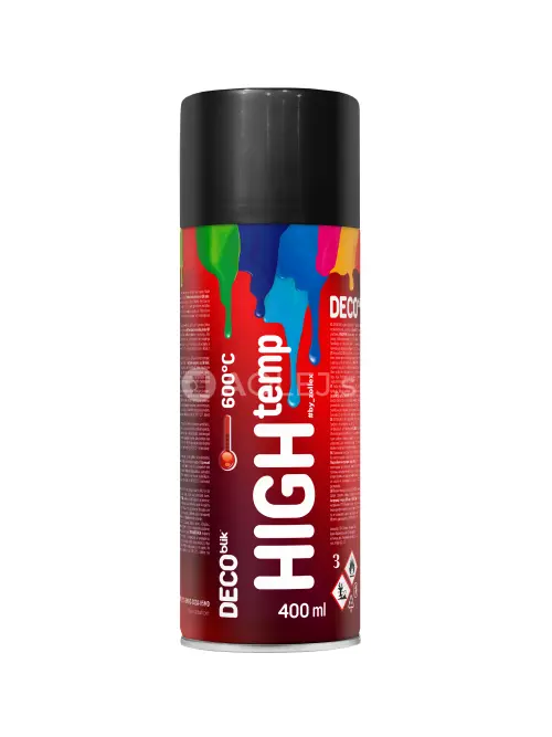 Zollex Deco Blik Farba na vysok&eacute; teploty -  čierna 450ml