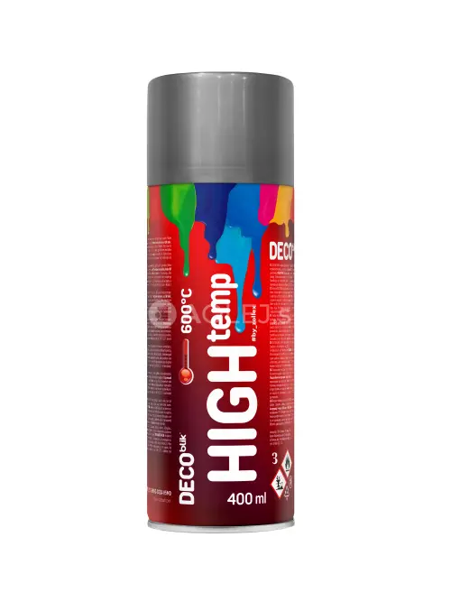 Zollex Deco Blik Farba na vysok&eacute; teploty - strieborn&aacute; 450ml