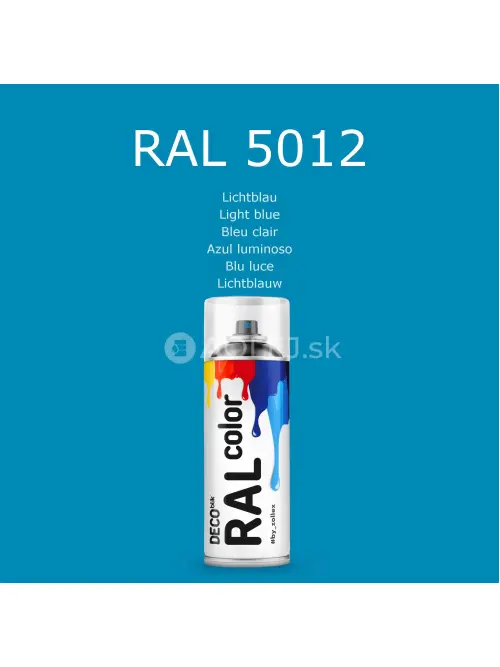 Zollex Deco Blik RAL 5012 Farba v spreji - svetlomodr&aacute; 400ml