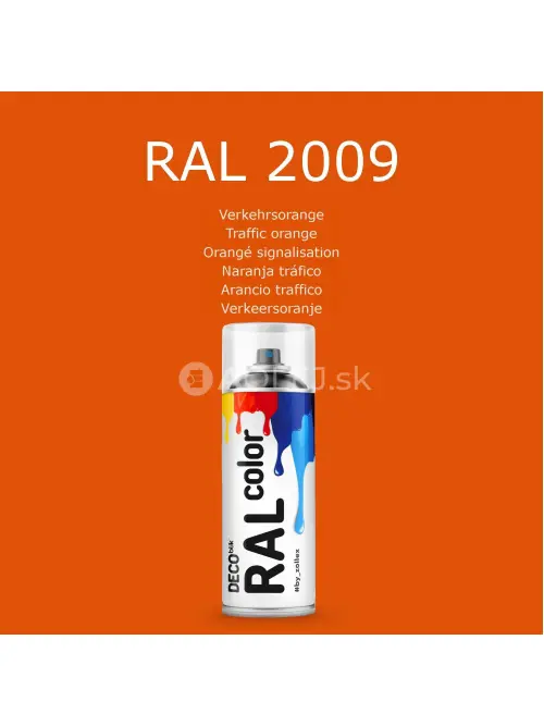 Zollex Deco Blik RAL 2009 Farba v spreji -  oranžov&aacute; 400ml 
