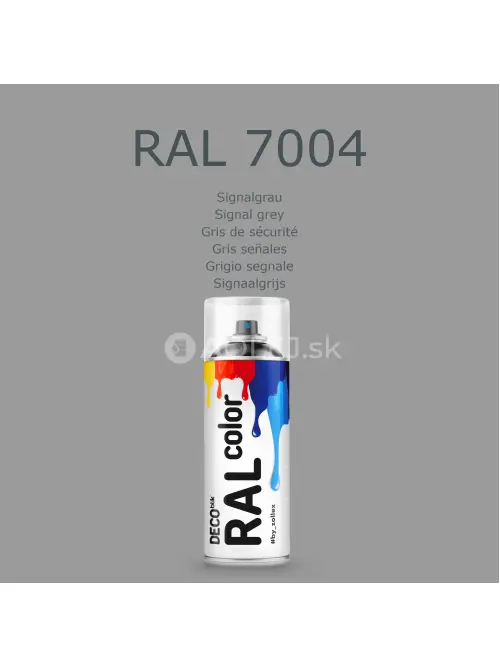 Zollex Deco Blik RAL 7004 Farba v spreji - sign&aacute;lna &scaron;ed&aacute; 400ml