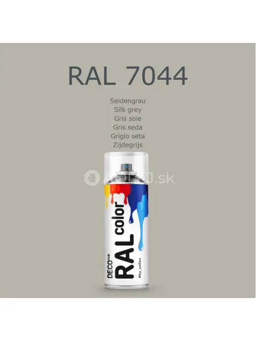 Zollex Deco Blik RAL 7044 Farba v spreji - hodv&aacute;bna &scaron;ed&aacute; 400ml 