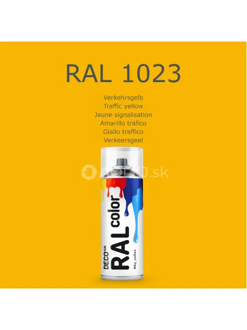 Zollex Deco Blik RAL 1023 Farba v spreji - dopravn&aacute; žlt&aacute; 400ml