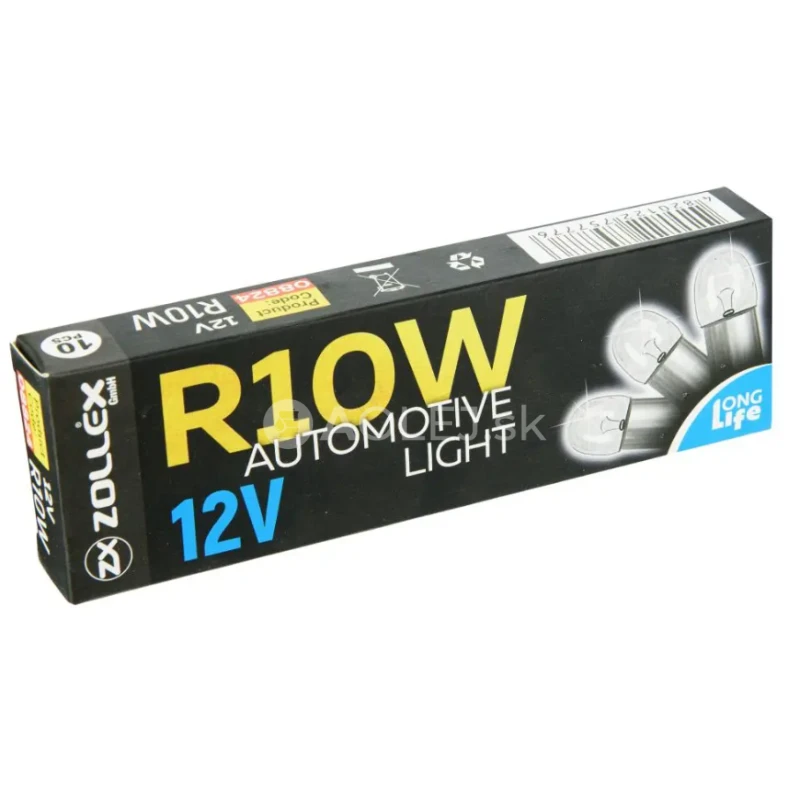 Zollex Žiarovka R10W 12V BA15S 8824 balenie 10ks