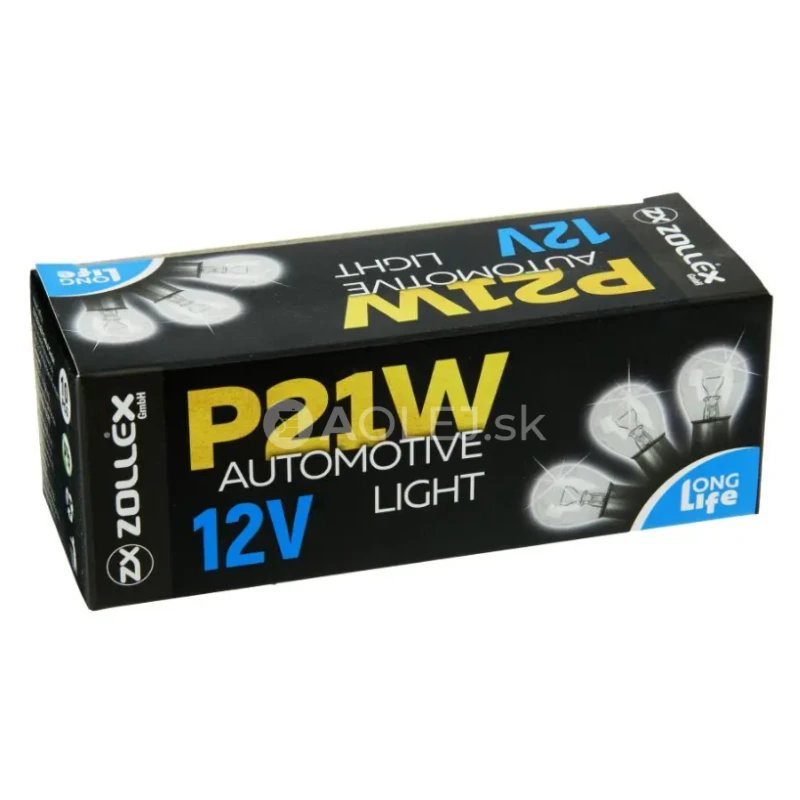 Zollex Žiarovka P21W 12V BA15S 8624 balenie 10ks