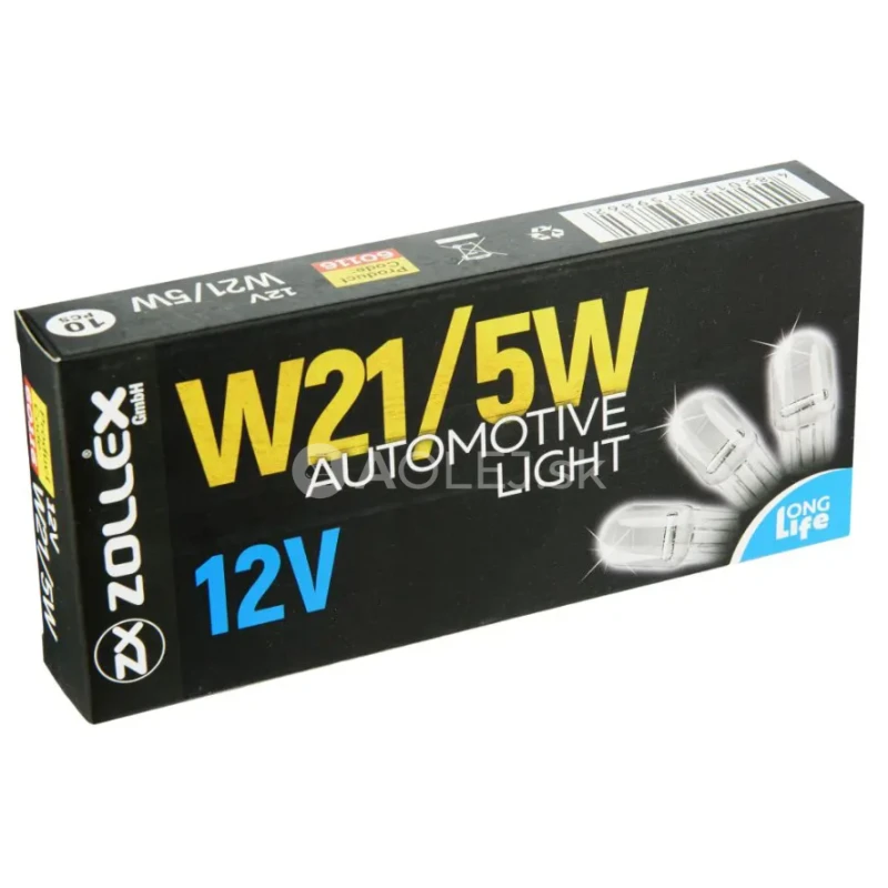 Zollex Žiarovka W21/5W 12V 60116 balenie 10ks