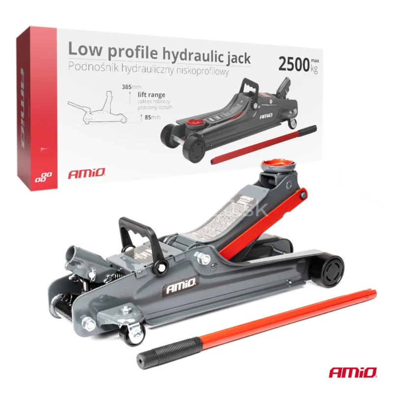 Amio Hydraulick&yacute; zdvih&aacute;k n&iacute;zkoprofilov&yacute; 2,5T CE TUV