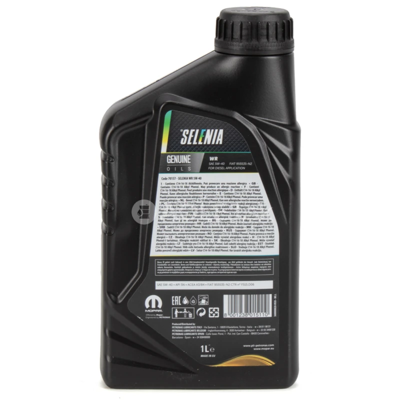 Sel&eacute;nia WR 5W-40 1L