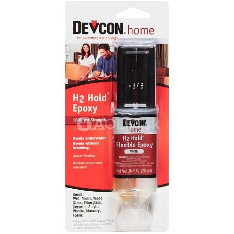 Dvojzložkov&eacute; epoxy lepidlo na vlhk&eacute; a pružn&eacute; spoje 25ml