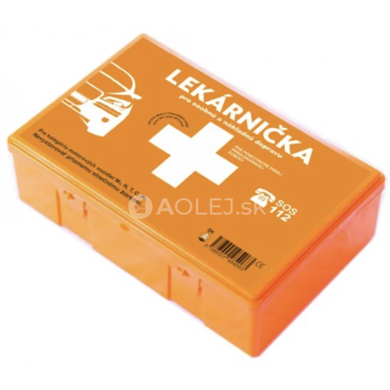 Autolekárnička - plastový obal
