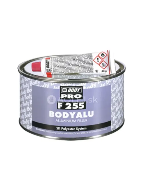 HB BODY ALU F255 - tmel s hliníkom strieborný 1kg