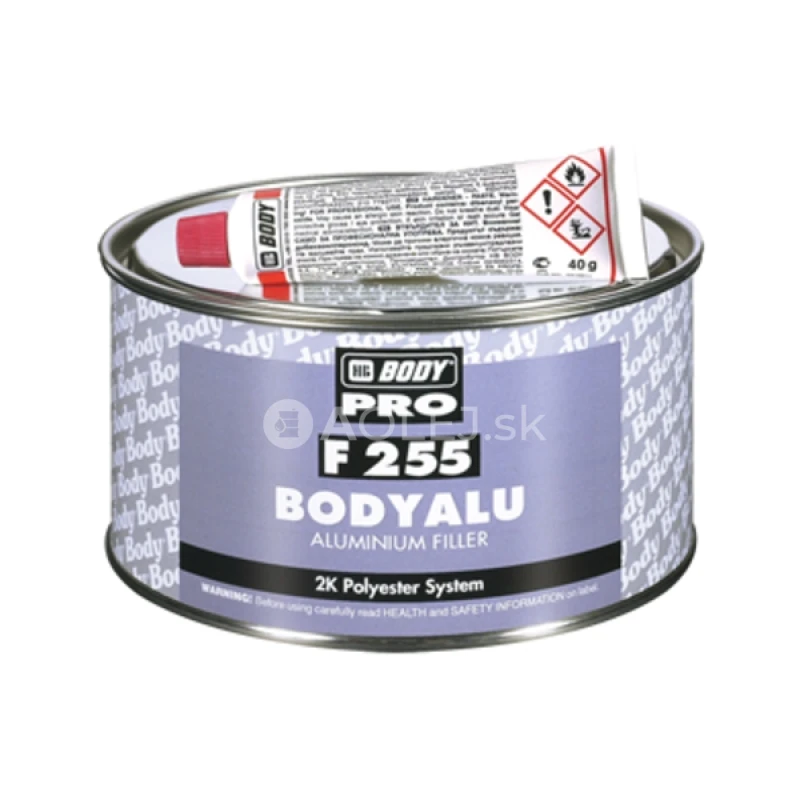 HB BODY ALU F255 - tmel s hlin&iacute;kom strieborn&yacute; 1kg
