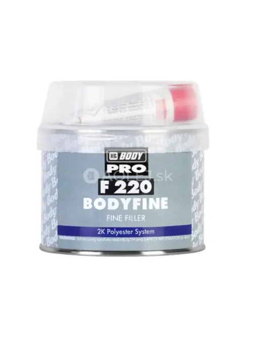 HB BODY fine F220 - tmel jemný  biely 250g