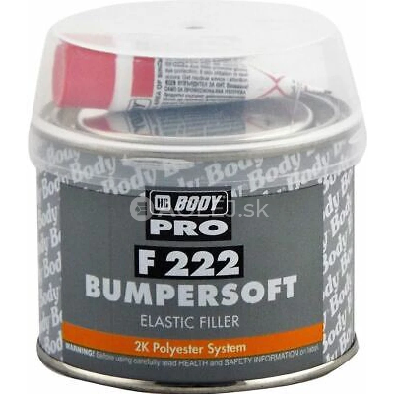 HB BODY tmel na plasty - bumpersoft F222 čierny  250g