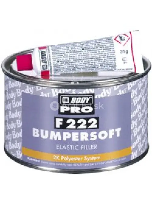 HB BODY tmel na plasty - bumpersoft F222 čierny 1KG