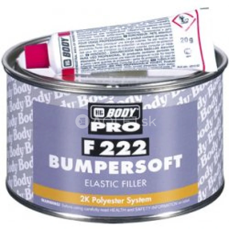 HB BODY tmel na plasty - bumpersoft F222 čierny 1KG