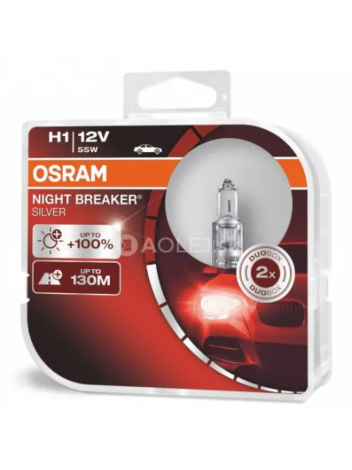 Osram H1 12V 55W P14,5S Night Breaker Silver Box