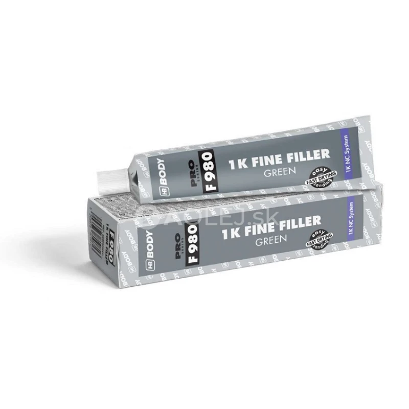 HB BODY PRO F980 1K fine filler - spr&aacute;vkov&yacute; tmel zelen&yacute; 150g
