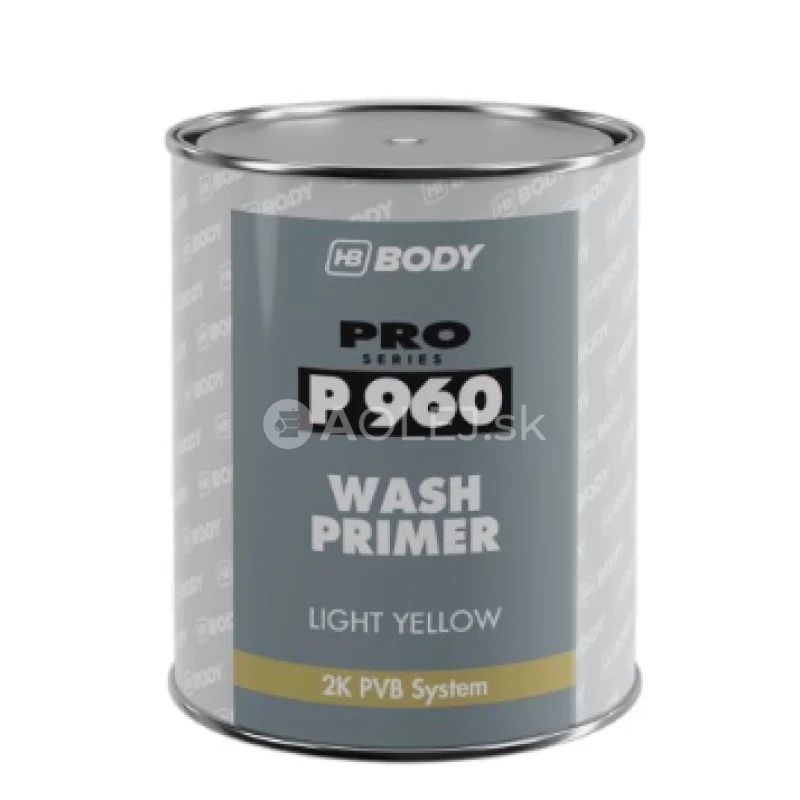 HB BODY 960 wash primer - reakt&iacute;vny z&aacute;klad svetlo žlt&yacute; 1L