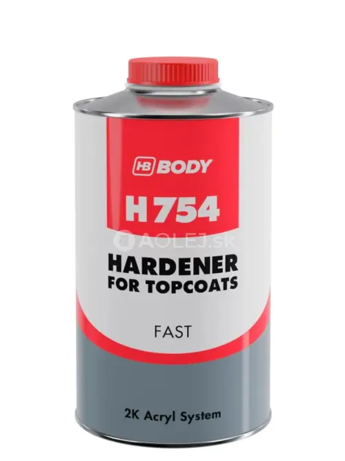 HB BODY H754 tužidlo rýchle transparentné 5L
