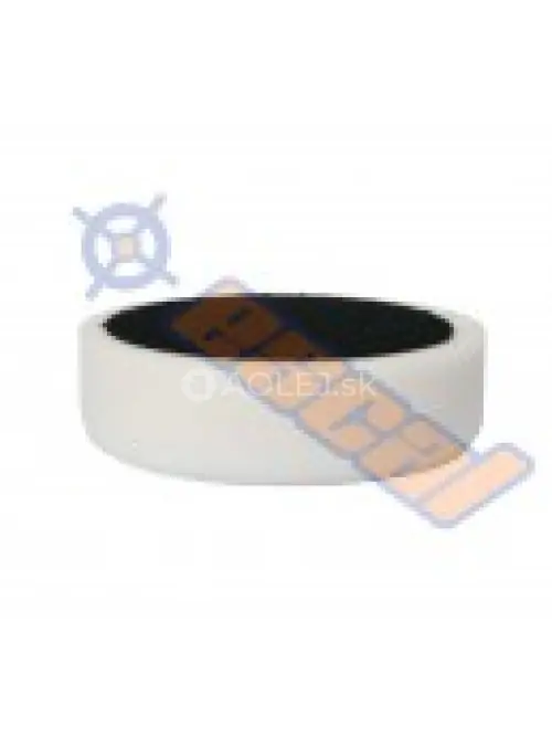 Biely hobby leštiaci kotúč na suchý zips tvrdý, priemer 150mm