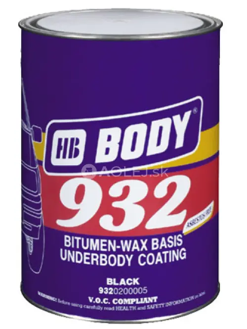 HB BODY 932 čierna 4L