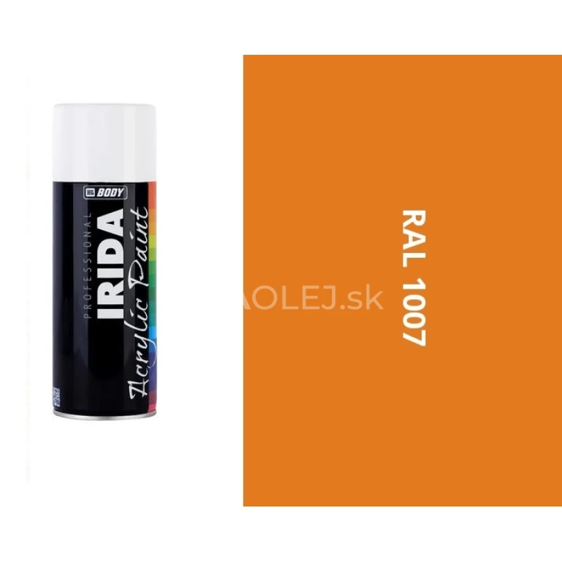 HB BODY  IRIDA RAL 1007  žlto narcisová FARBA V SPREJI 400ML