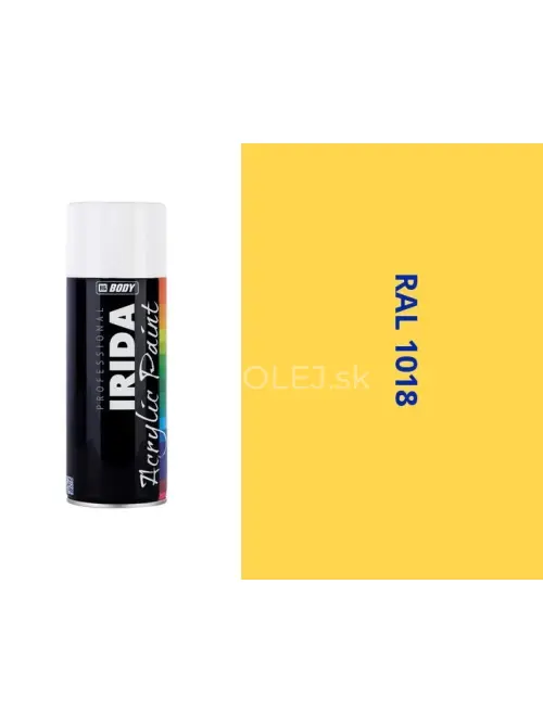 HB BODY irida RAL 1018 zinkovo žltá farba v spreji 400ML