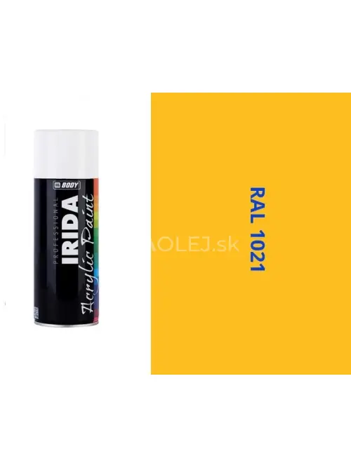 HB BODY irida RAL 1021 žlto horčičná  FARBA V SPREJI 400ML