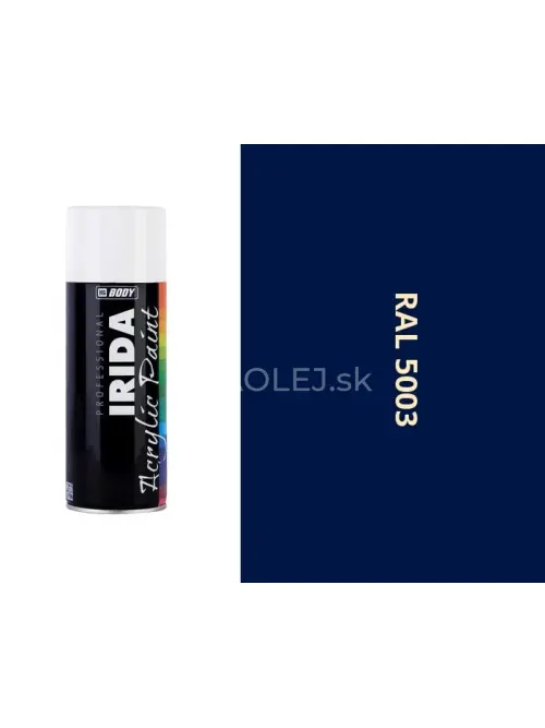HB BODY irida RAL 5003 safírová modrá FARBA V SPREJI 400ML