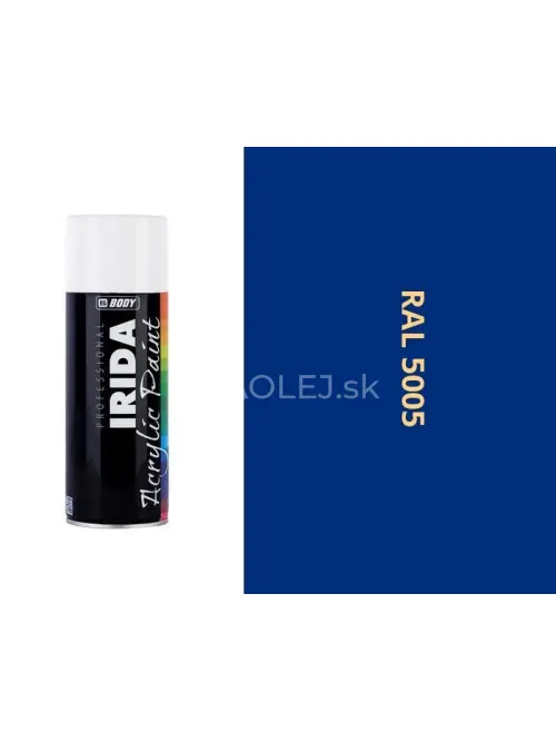 HB BODY irida RAL 5005 signálovo modrá FARBA V SPREJI 400Ml