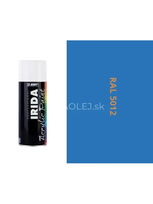 HB BODY irida RAL 5012 svetlo modrá FARBA V SPREJI 400ML