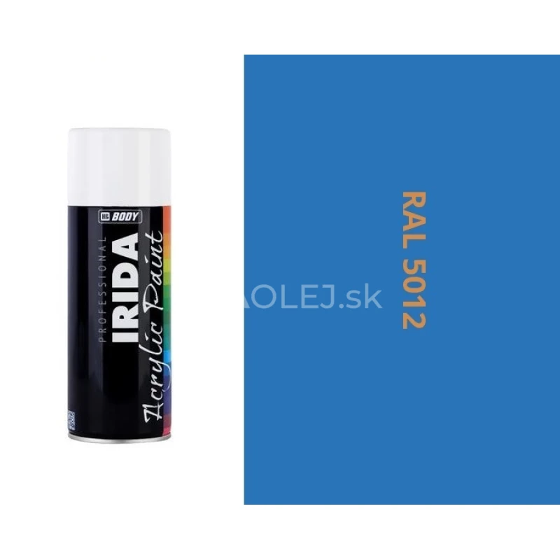 HB BODY irida RAL 5012 svetlo modrá FARBA V SPREJI 400ML