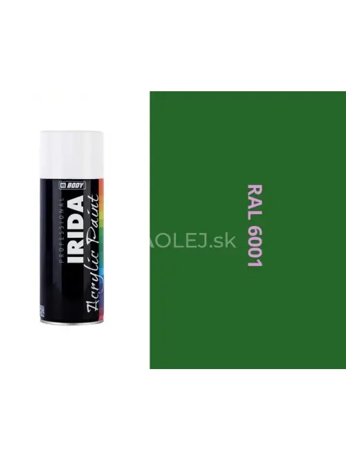 HB BODY irida RAL 6001 smaragdovo zelená FARBA V SPREJI 400ML
