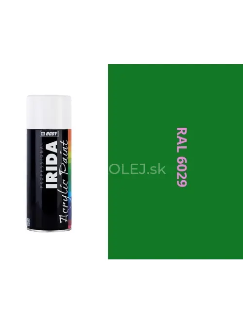 HB BODY irida RAL 6029 matovo zelená FARBA V SPREJI 400ML